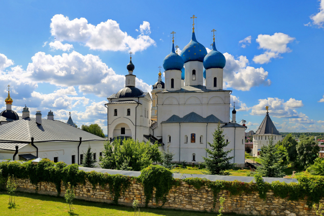 Молебен в Высоцкий мужской монастырь